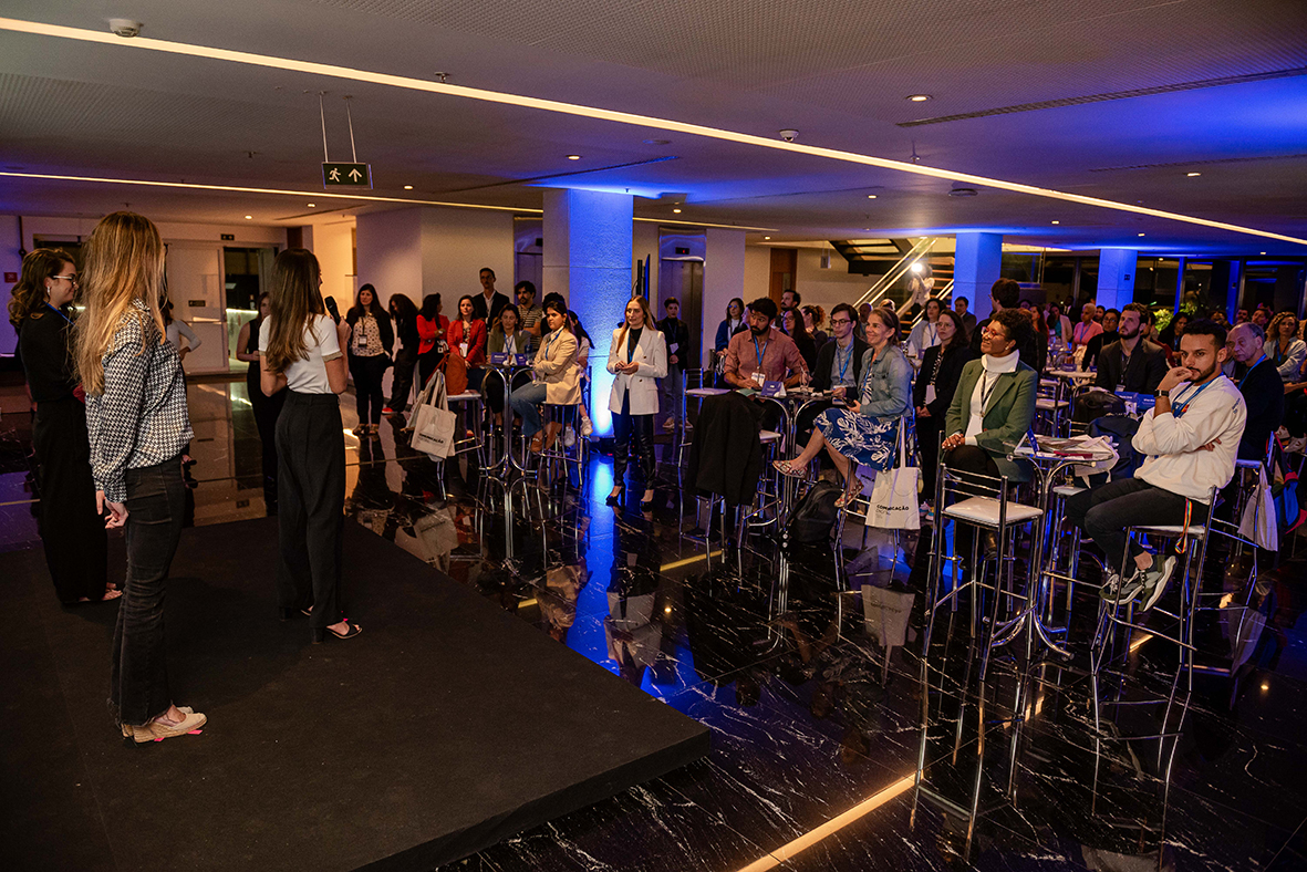 Momento de interação no evento - Futuros Líderes 2024