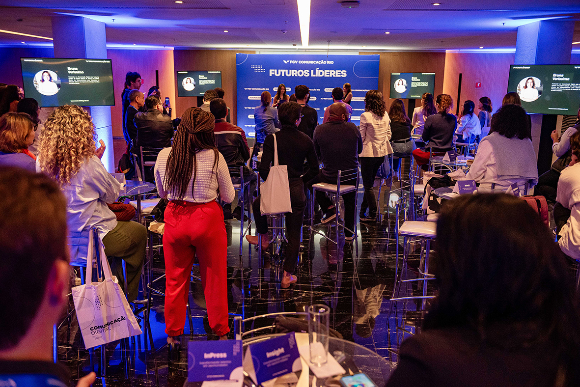 Momento de interação no evento - Futuros Líderes 2024